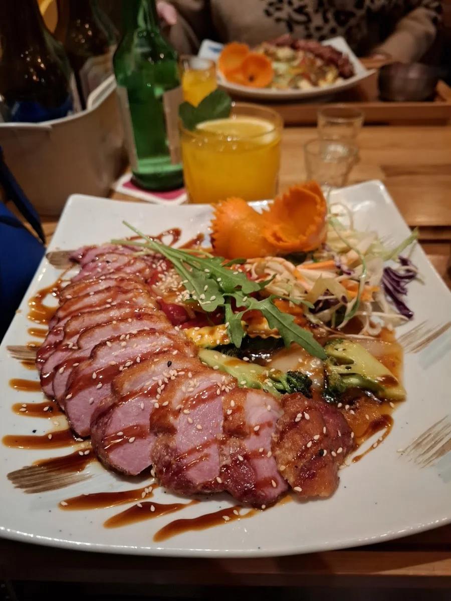 Bulgogi-Style Korean BBQ, angerichtet